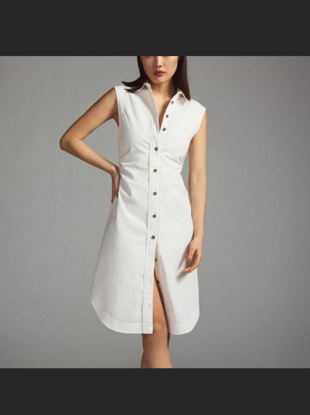 Maeve Sleeveless Shirt Dress